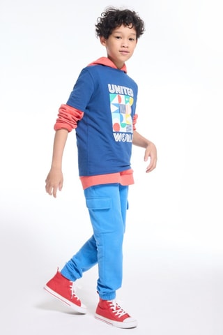 Calças de treino - Azul-cobalto