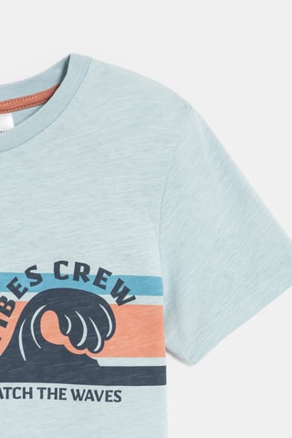 T-shirt - Azul-celeste