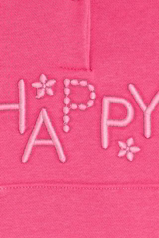 Sweat com capuz - Rosa - Obaibi