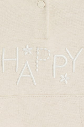 Sweat com capuz - Bege - Obaibi