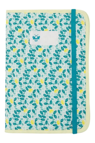 Proteção de caderno - Azul-claro e verde