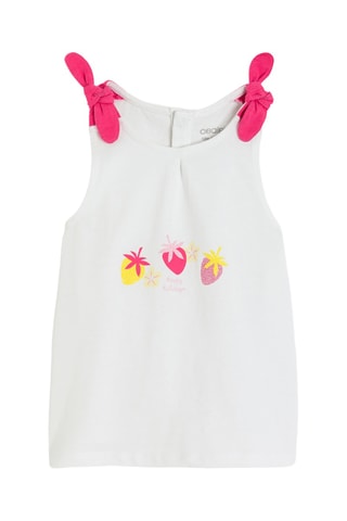 Camisola de alças - Branco - Obaibi