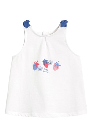 Camisola de alças - Branco - Obaibi