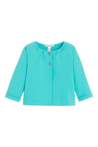 Casaco de malha - Turquesa