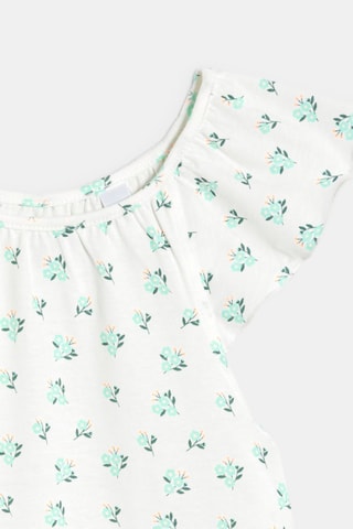 Chemise de nuit - Blanc et vert - Okaïdi