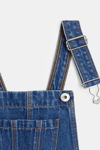 Jardineiras-calção - Azul - Okaidi