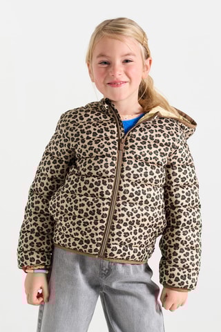 Blusão com capuz - Bege - Okaidi