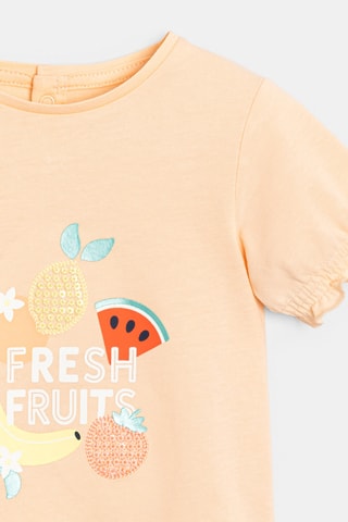 T-shirt - Pêssego - Obaibi