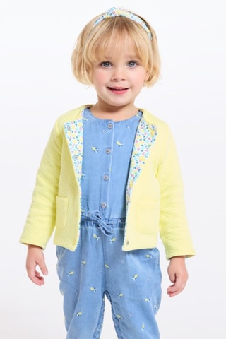 Sweat reversível - Amarelo e verde