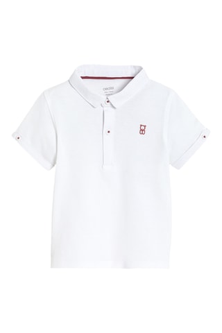 Jardineiras-calção e polo - Bordô e branco - Obaibi