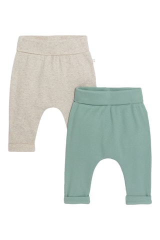 2 calças - Verde-água - Obaibi