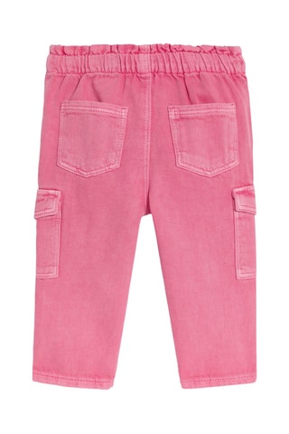 Calças cargo - Rosa - Obaibi