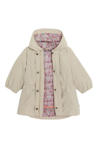 Parca com capuz - Bege - Obaibi