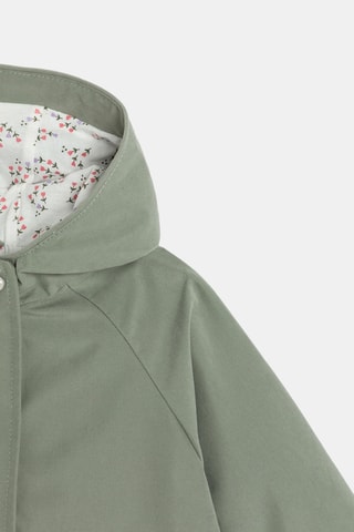 Parca com capuz - Verde sálvia - Obaibi