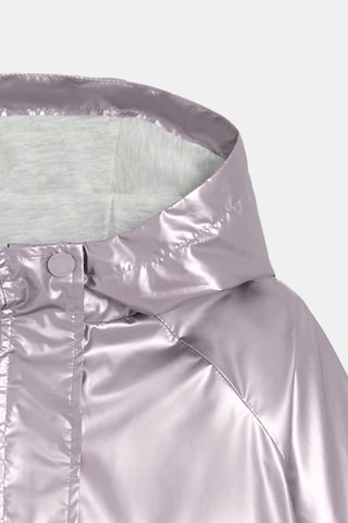 Corta-vento com capuz - Lilás metalizado - Okaidi