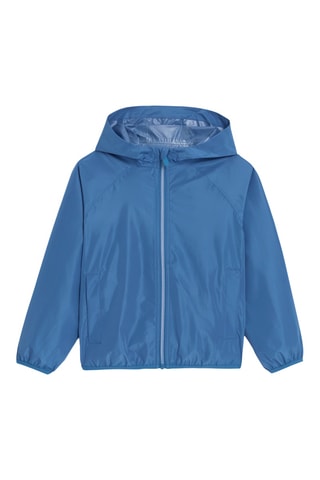 Corta-vento com capuz - Azul - Okaidi