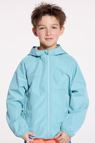 Corta-vento com capuz - Azul-claro - Okaidi