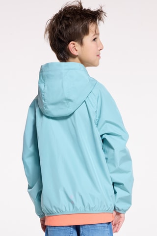Corta-vento com capuz - Azul-claro - Okaidi