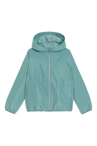Corta-vento com capuz - Azul-claro - Okaidi
