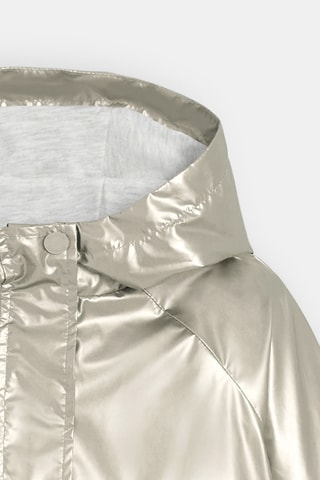 Corta-vento com capuz - Prateado - Okaidi