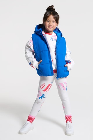 Colete acolchoado com capuz - Azul - Okaidi