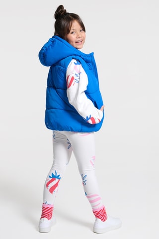 Colete acolchoado com capuz - Azul - Okaidi