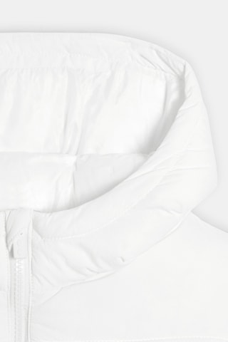 Colete acolchoado com capuz - Branco - Okaidi