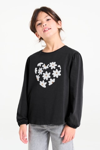 T-shirt - Cinzento-escuro - Okaïdi