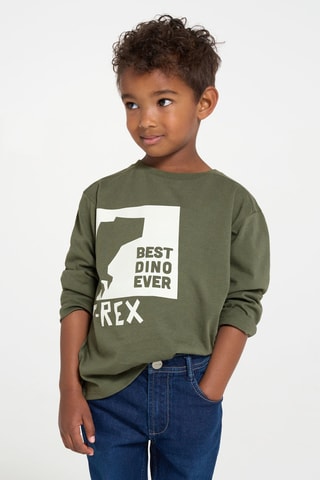 T-shirt - Verde-caqui - Okaidi