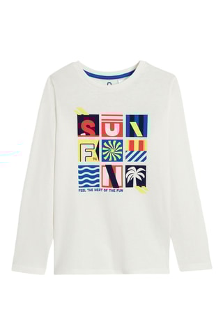 T-shirt - Branco - Okaidi