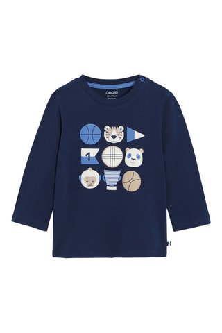 T-shirt - Azul-marinho - Obaibi