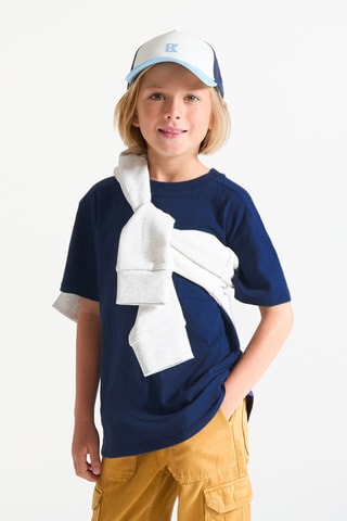 T-shirt - Azul-marinho - Okaidi