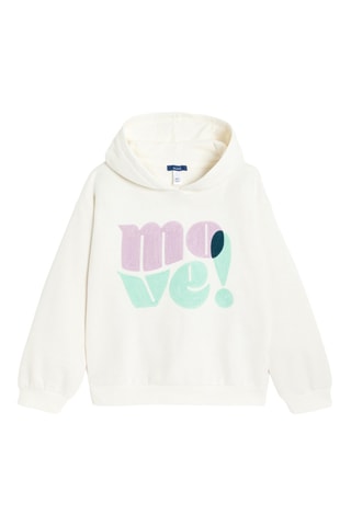 Sweat com capuz - Branco - Okaidi