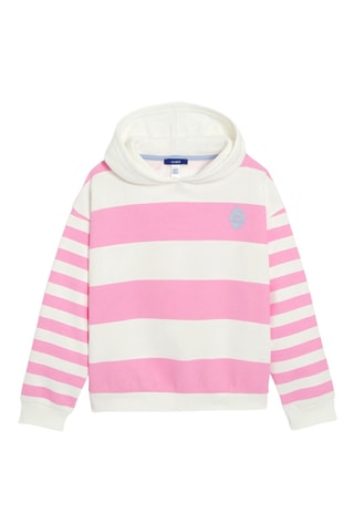 Sweat com capuz - Rosa - Okaidi