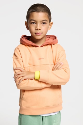 Sweat com capuz - Laranja - Okaidi