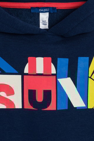 Sweat com capuz - Azul-marinho - Okaidi