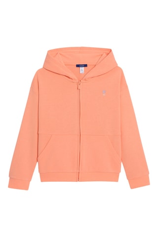 Sweat com capuz - Laranja - Okaidi