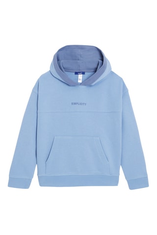 Sweat com capuz - Azul-claro - Okaidi