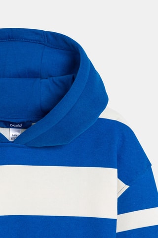 Sweat com capuz - Azul - Okaidi