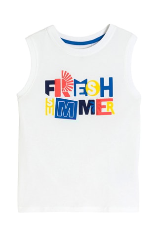 Camisola de alças - Branco - Okaidi