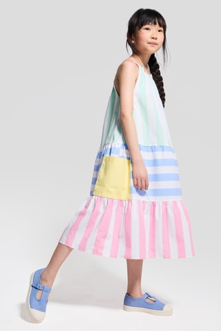 Vestido trapézio sem mangas - Verde - Okaidi