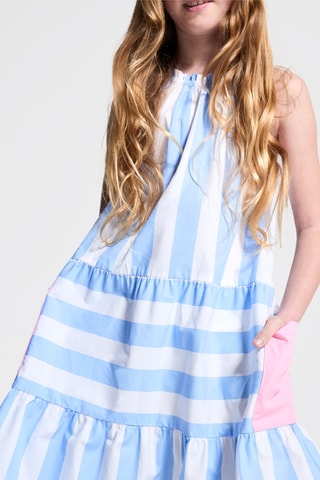 Vestido trapézio sem mangas - Azul - Okaidi