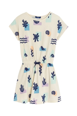 Vestido curto - Bege - Okaidi