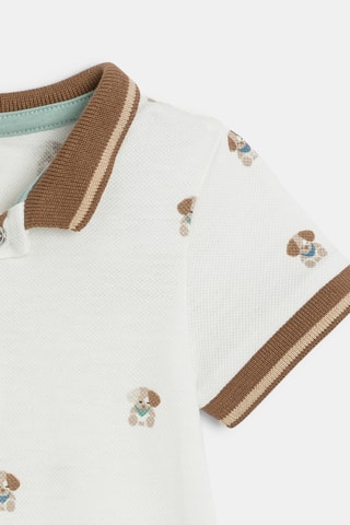 Jardineiras-calções - Branco - Obaibi