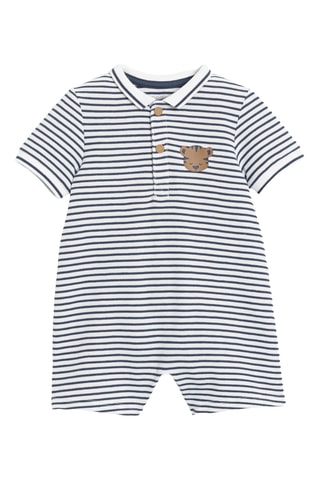 Jardineiras-calções - Branco - Obaibi