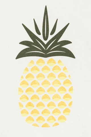 Pijama - Branco e amarelo - Okaidi