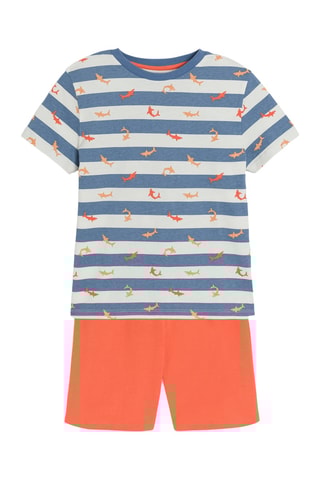 Pijama - Azul e laranja - Okaidi