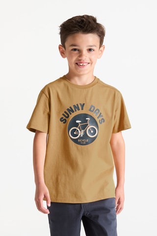 T-shirt - Castanho - Okaidi