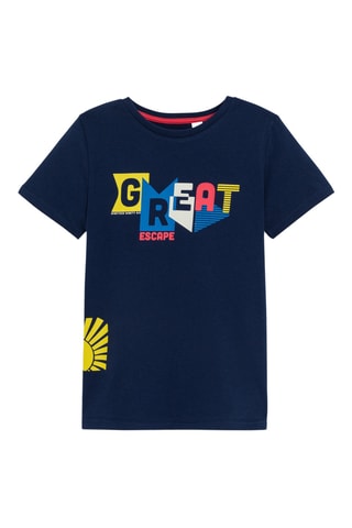 T-shirt - Azul-marinho - Okaidi