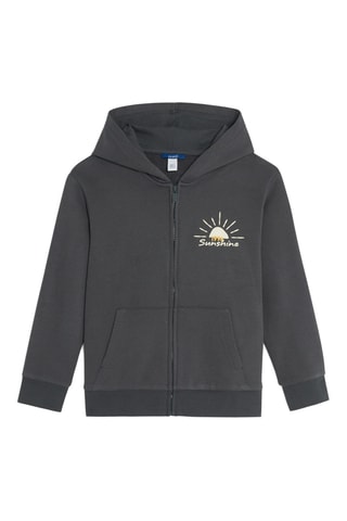 Sweat com capuz - Cinzento-escuro - Okaidi